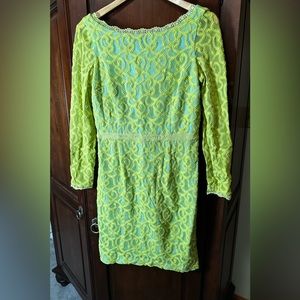 Nine West Lime green and teal size 6